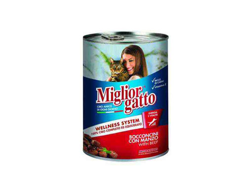 Picture of МОРАНДО ХРАНА ЗА МАЧКИ СО ГОВЕДСКО МЕСО 405ГР
