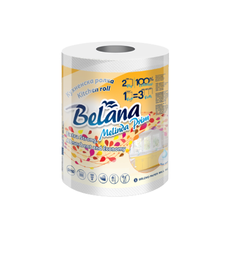 Picture of BELANA KITCHEN ROLLS YELLOW