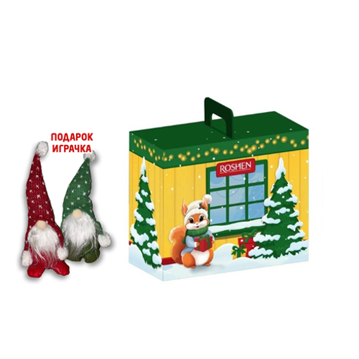 Picture of РОШЕН НОВОГОДИШНО ПАКЕТЧЕ 637 ГР СО ИГРАЧКА