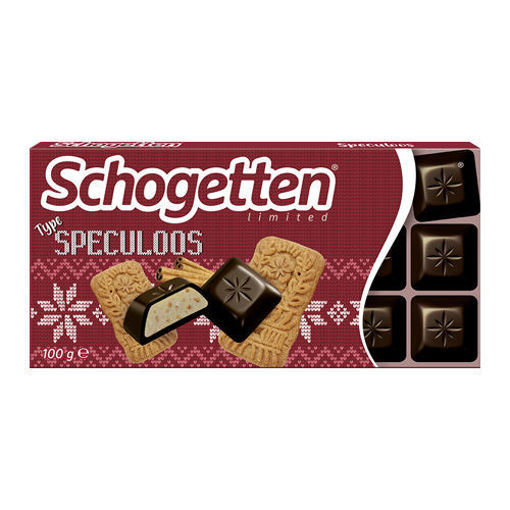 Picture of ШОГЕТЕН ЧОКОЛАДО ТЕМНО СПЕКУЛОС КОЛАЧЕ 100ГР